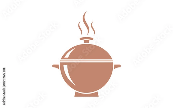 Fototapeta egg cooker graphic.
