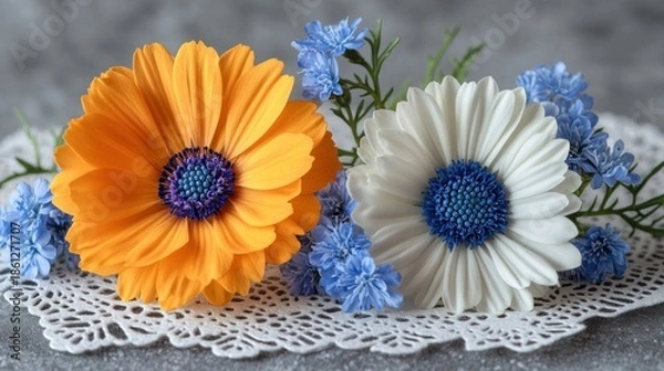 Obraz Vibrant floral arrangement