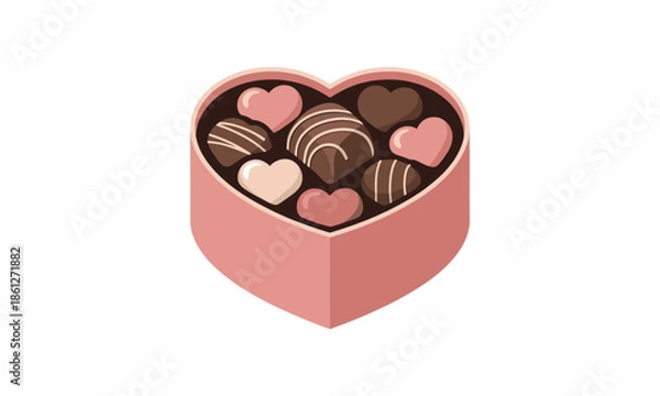 Obraz Heart Chocolate Box