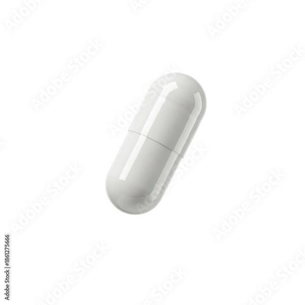 Fototapeta White Capsule Pill