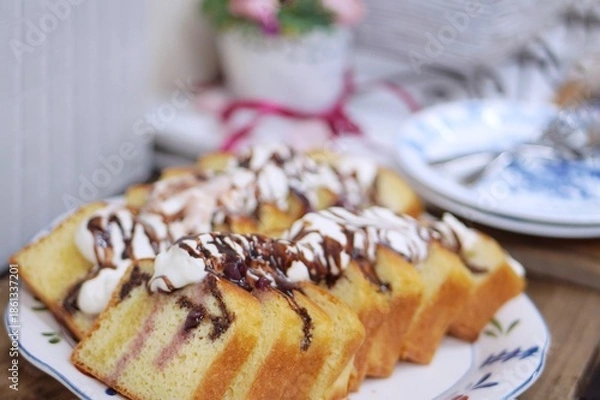 Obraz cake with chocolate