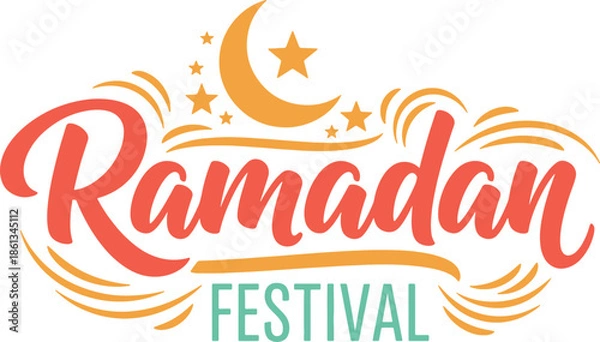 Obraz Elegant Ramadan Calligraphy Vector Lettering