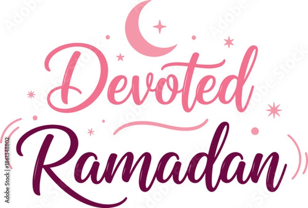 Obraz Elegant Ramadan Calligraphy Vector Lettering