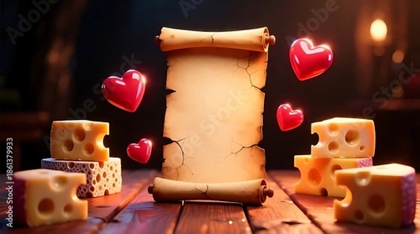 Obraz  dairy lovers, cheese lovers