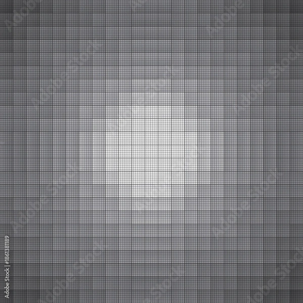 Obraz black and white square mosaic seamless pattern vector illustration