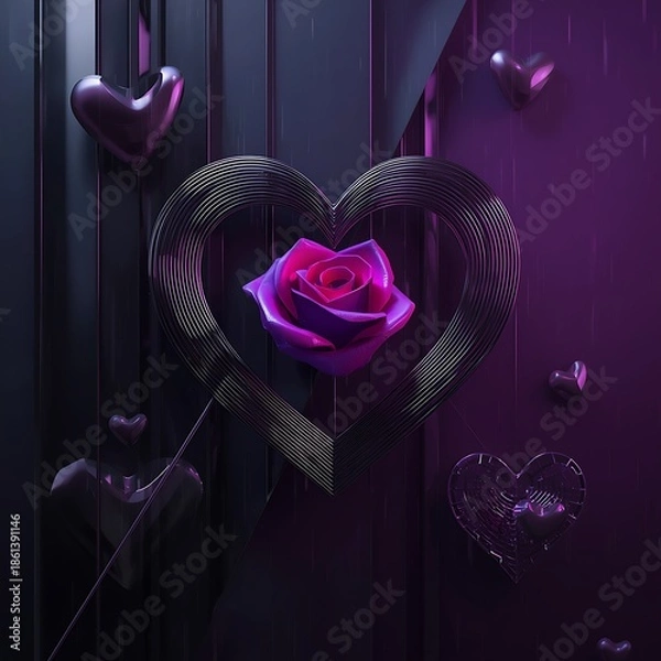 Obraz heart shaped box