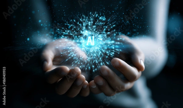 Obraz artificail intelligence illustration, AI generated