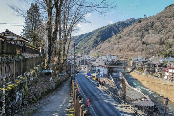 Obraz 中山道福島宿（木曽福島）