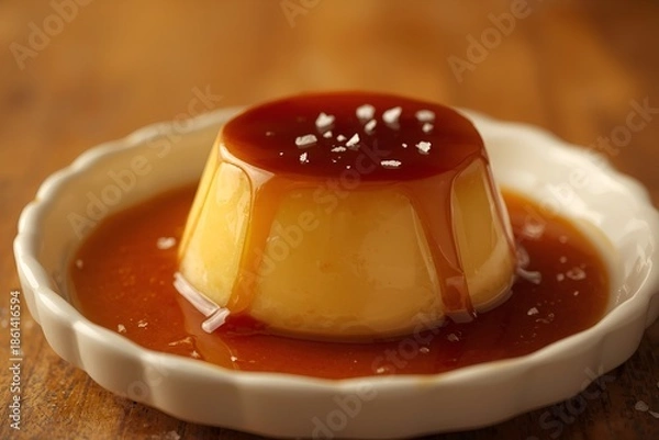 Obraz Creamy Caramel Pudding