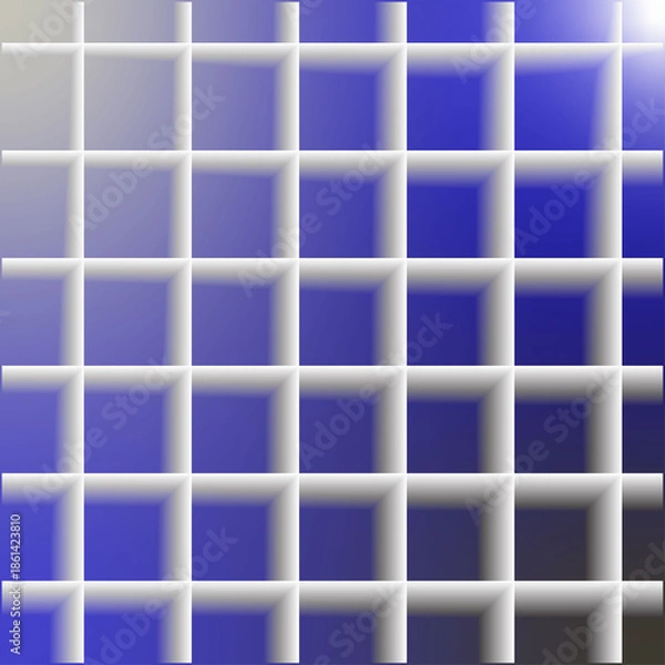 Obraz NeuroGrid Drift  Cylindrical Illusion Matrix Web