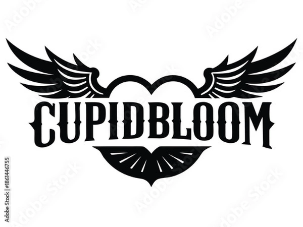 Obraz cupid bloom vector on white background