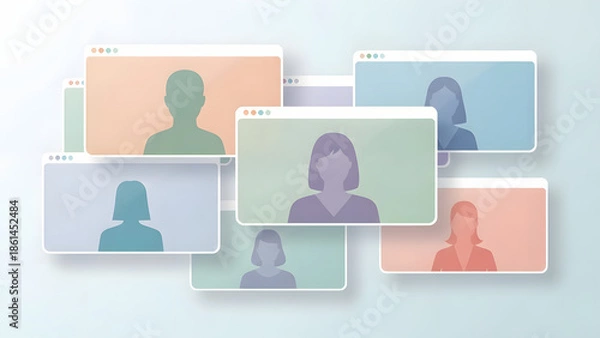 Obraz social media concept. GENERATIVE AI