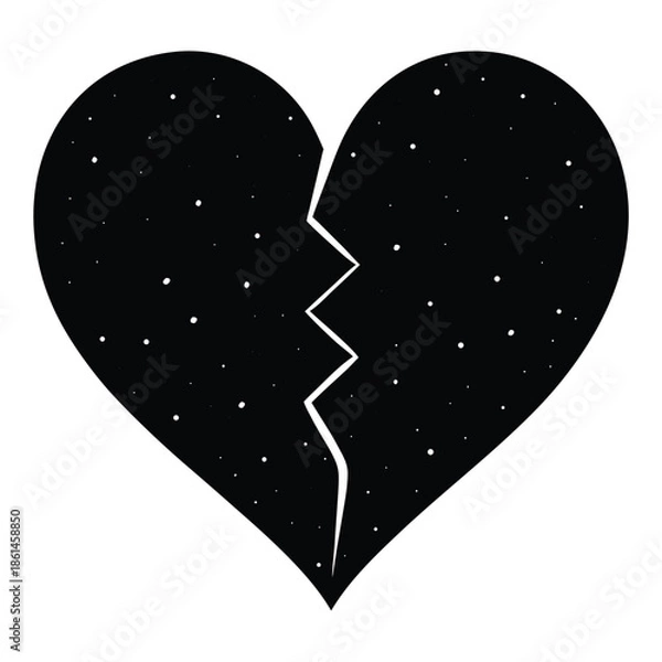 Obraz valentine grace vector on white background