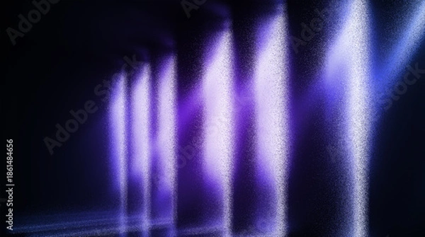 Obraz Abstract purple light streaks background
