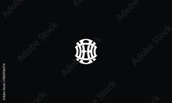 Obraz OHO Logo OHO Monogram OHO Circle Logo OHO Street Logo 