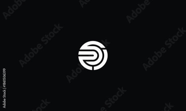 Obraz PSI Logo PSI Monogram PSI Circle Logo