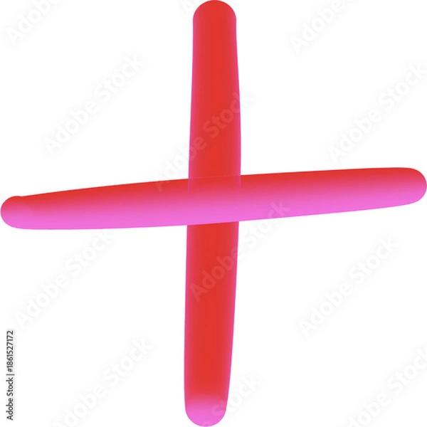 Fototapeta plus sign