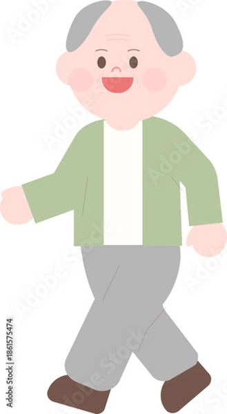 Obraz 걷기 할아버지