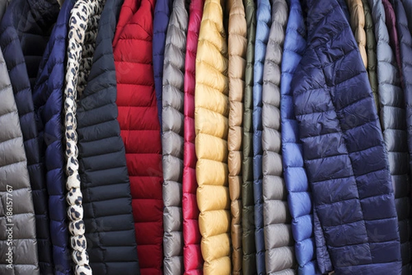 Obraz vente de vêtements d'hiver