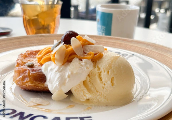 Obraz かぼちゃのモンブランとマロングラッセのフレンチトースト