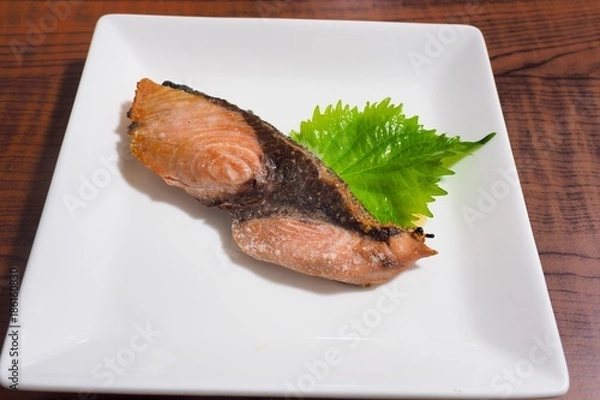 Fototapeta ブリの塩焼き