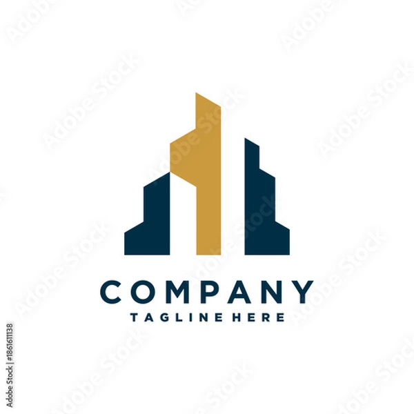 Obraz building logo design inspiration