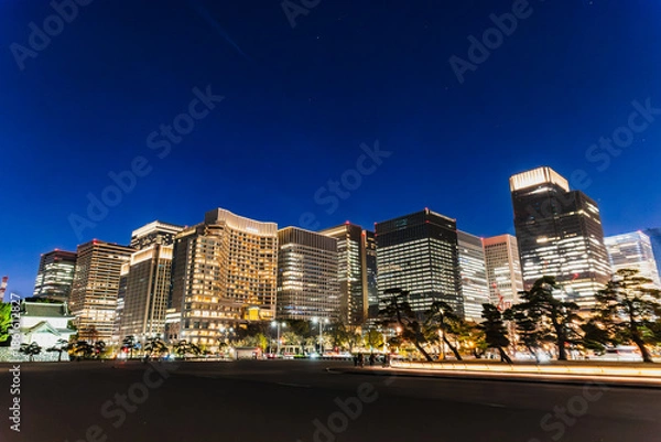 Fototapeta 東京　丸の内　夜景