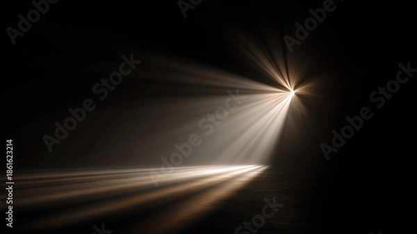 Obraz スポットライト、光線と舞台