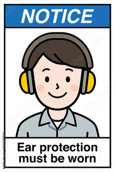 Obraz Safety Sign Danger Warning Ca...