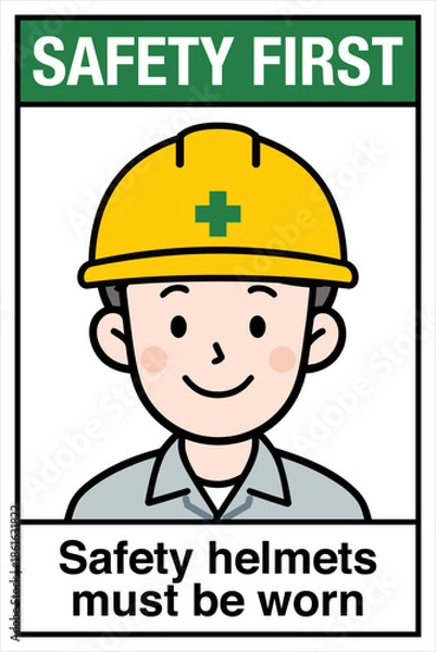 Obraz Safety Sign Danger Warning Ca...