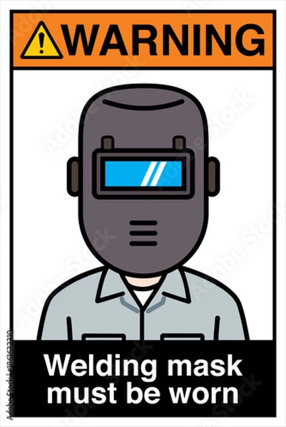 Obraz Safety Sign Danger Warning Ca...