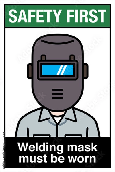 Obraz Safety Sign Danger Warning Ca...