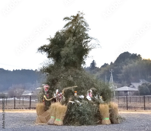Fototapeta どんど焼き