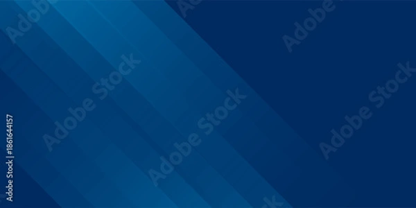 Fototapeta Abstract diagonal modern blue gradient background