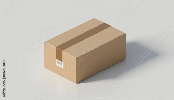 Obraz Minimalistic Packaging Box on soft Background