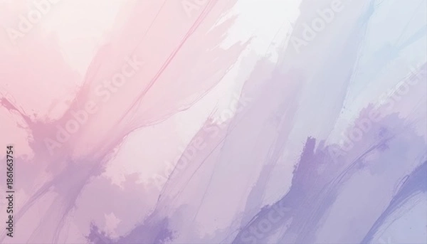 Obraz Abstract Soft Pastel Background with Gentle Brush Strokes