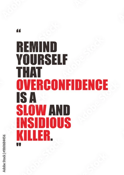 Obraz Overconfidence portrait 2