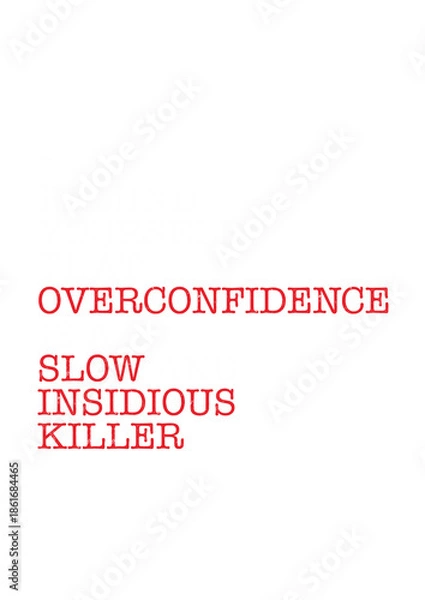 Obraz Overconfidence portrait 3