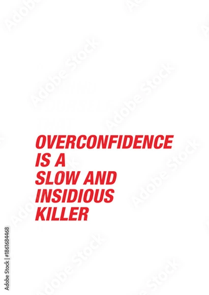 Obraz Overconfidence portrait 4