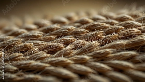 Obraz Natural fiber texture macro, soft lighting, background use
