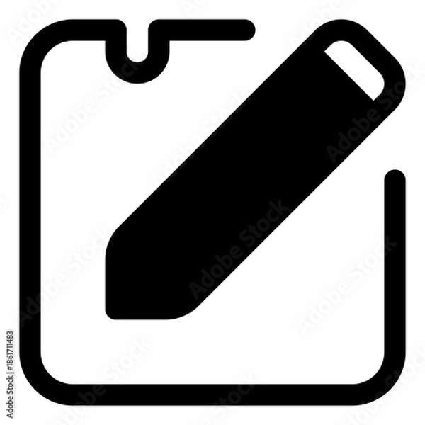 Obraz Edit icon for modify, update and writing