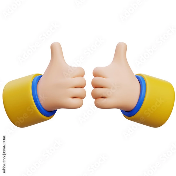 Obraz 3d like illustration