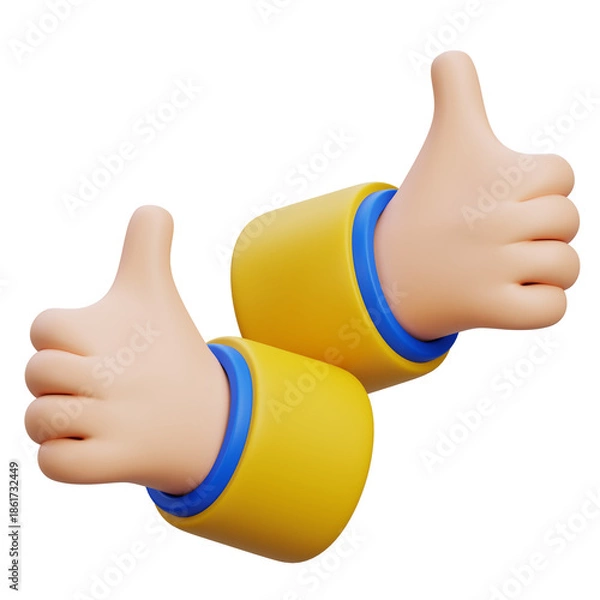 Obraz 3d like illustration