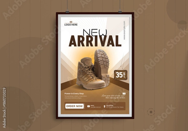 Obraz New Arrival Shoes Poster Design