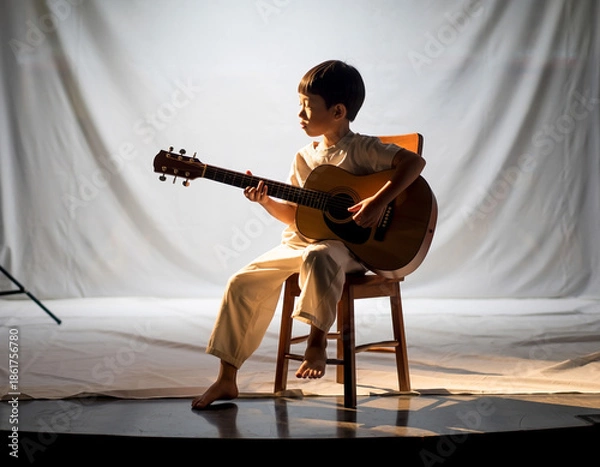 Obraz Young Guitarist