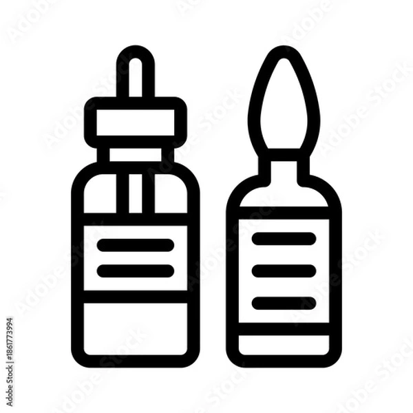 Obraz ampoule line icon
