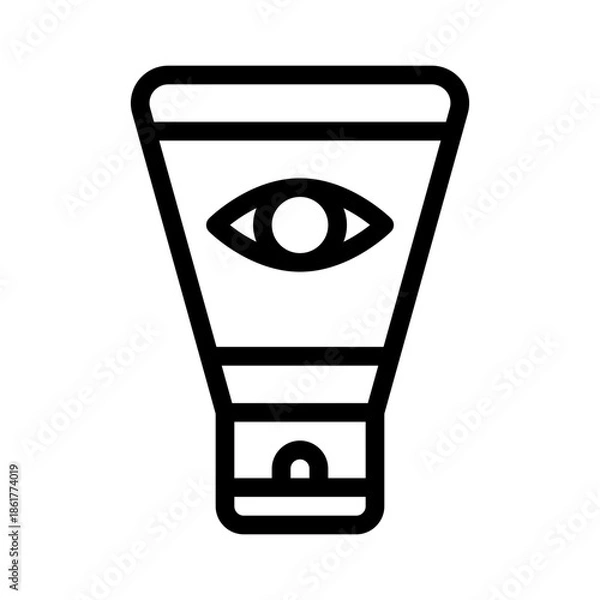 Obraz eyecream line icon