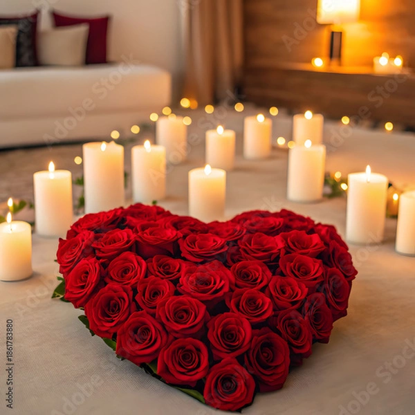 Obraz happy valentines day design