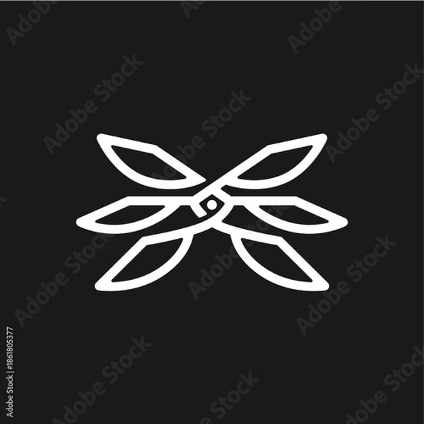 Obraz seraphim logo vector icon illustration