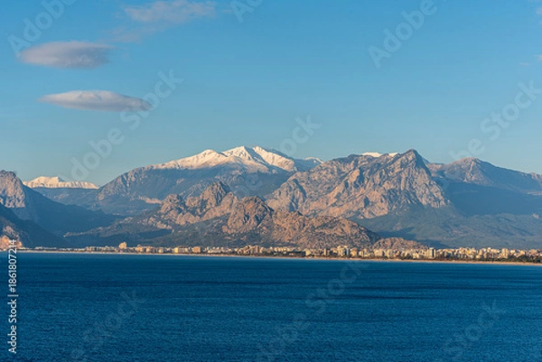 Obraz First snow on the Taurus Mountains